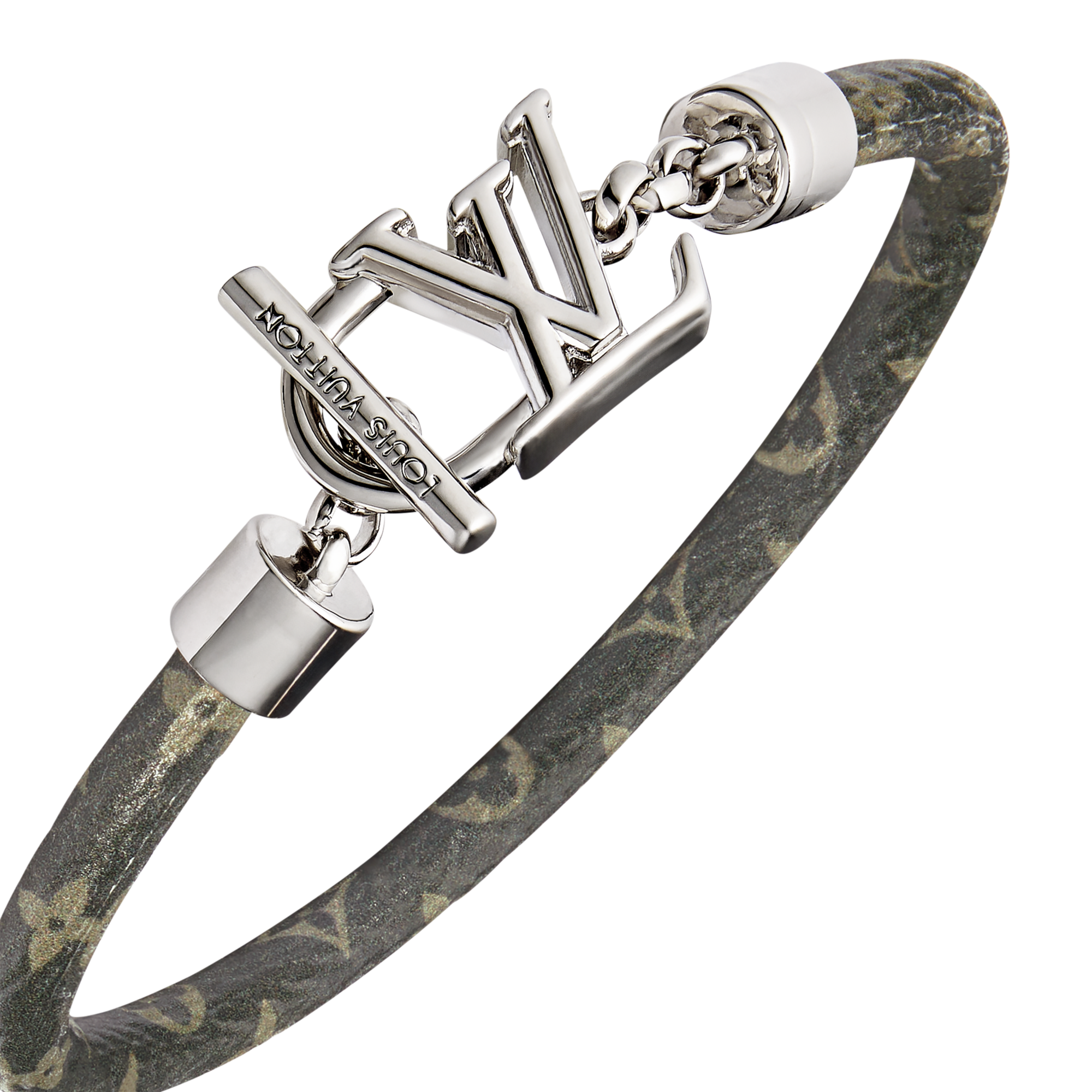 LV Dimension Monogram Leather Bracelet - Fashion Jewellery | LOUIS